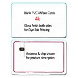 MIFARE Classic® 4k Blank PVC Cards - 100 pack